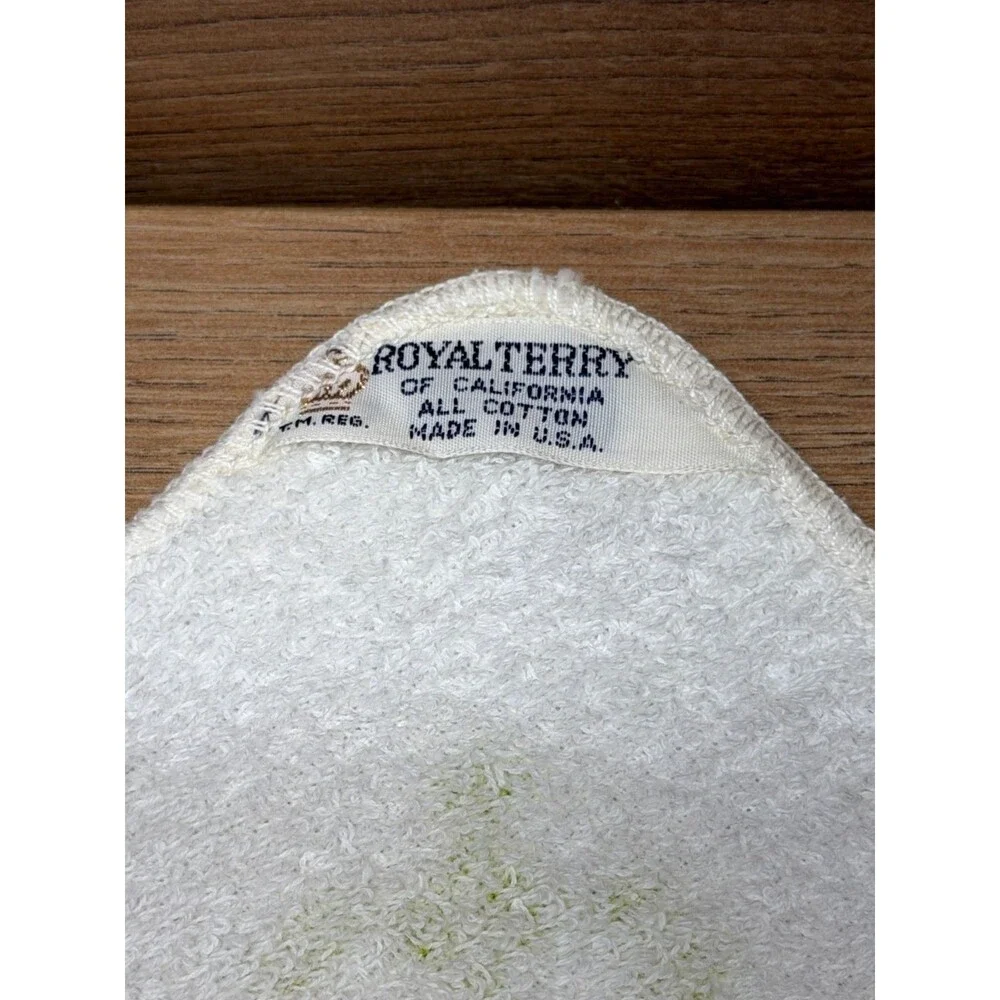 Royal Terry Kitchen Treasures Pot Holder Dish Cloth & Kitchen Towel Set Vintage